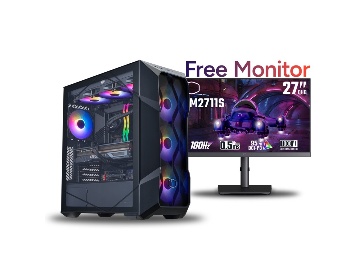 Picture of Cooler Master AYG-M6C9-N68GIA32-N1 Td5 Pro - Intel Core Ultra 9-285k - GeForce TX 5080 - 32Gb DDR5 6000mhz - 2TB M.2 Nvme SSD - Windows 11 - 360 mm Aio - Gaming PC