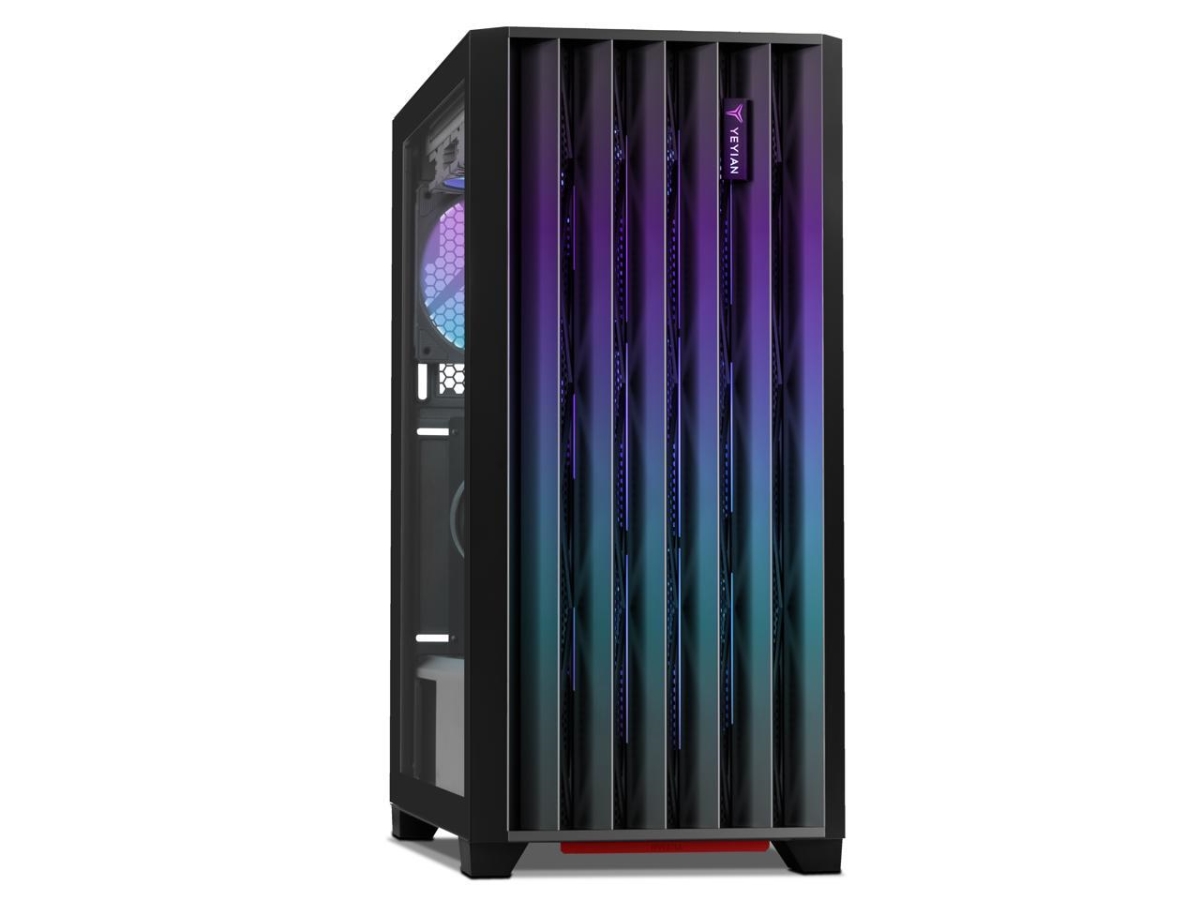 Picture of Yeyian YPI-PG49KFC-5701N Gaming Desktop - Phoenix Tempered Glass Intel Core i9-14900KF GeForce RTX 5070 - Ai Powered 32GB DDR5 6000MHz RGB 2 TB NVMe SSD 240 mm AIO Windows 11 Home
