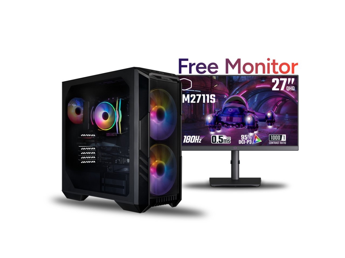 Picture of Cooler Master AYG-H5C7-N67GIA32-N1 Haf5 Pro - Intel Core Ultra 7-265f - GeForce TX 5070 - 32Gb DDR5 6000mhz - 2TB M.2 Nvme SSD - Windows 11 - 360 mm Aio - Gaming PC