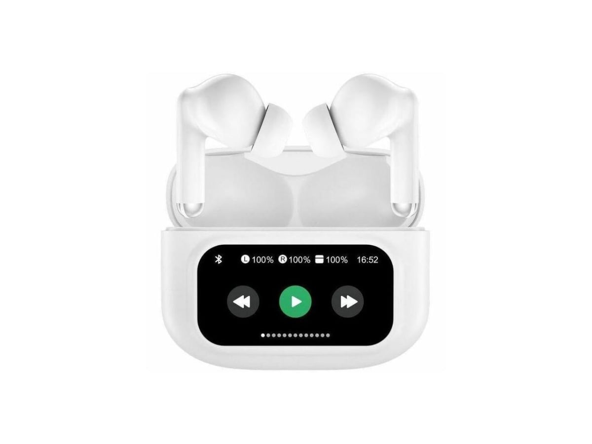 XTREAM T3 Bluetooth Wireless Earbuds & An Touch Controlled Wireless Charging Case - White