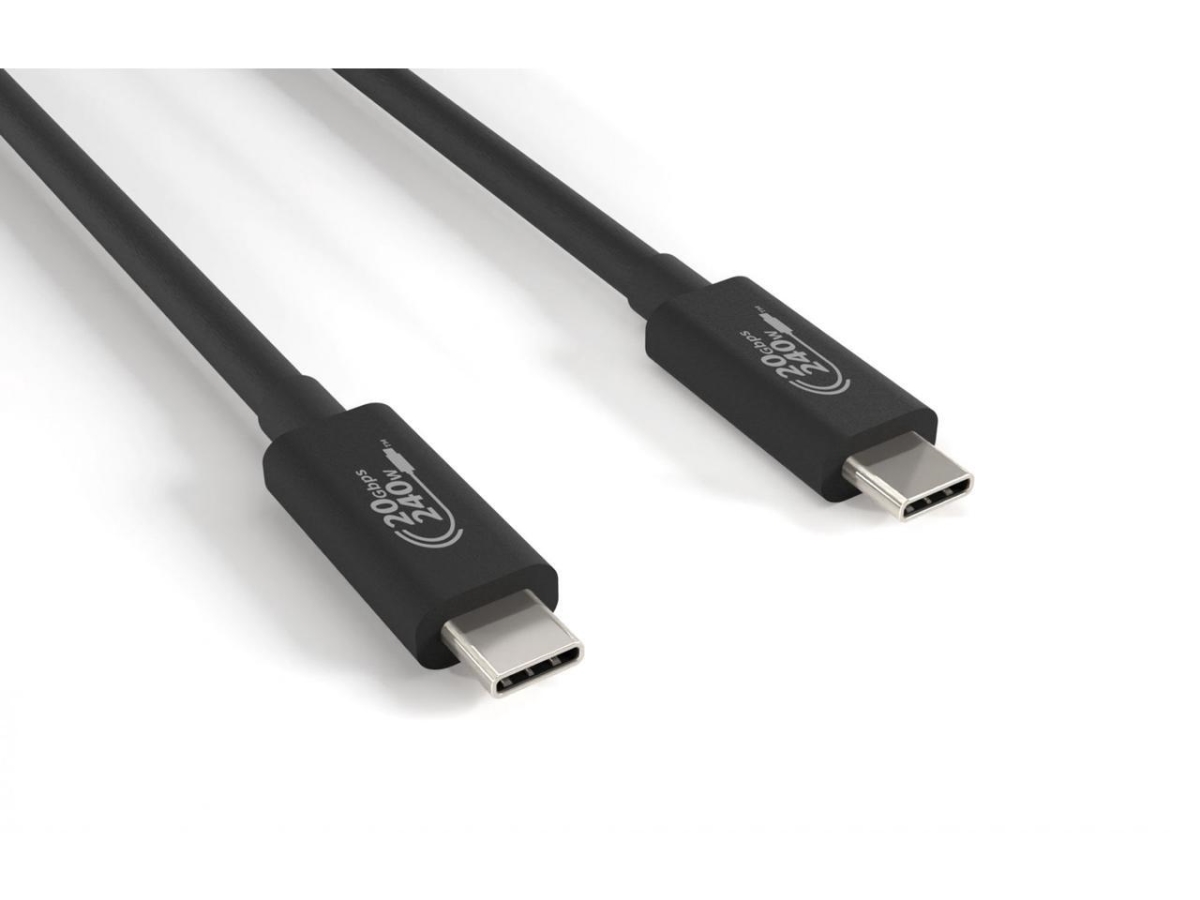 Picture of Nippon Labs 30USB4-10UC-422CC-02 USB4.0 Type C Gen2x2 4k USB Cable&#44; Supports 4k at 60hz&#44; E-marker&#44; 20GBps&#44; Epr 240w Type-C USB4 6.6 ft. 2 m s Cable