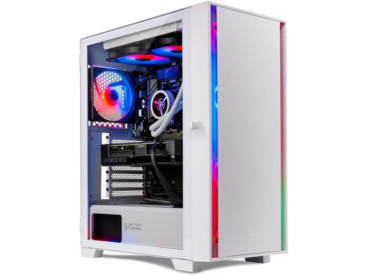 Picture of Skytech ST-SHIVA2-1509-W-AL Shiva Gaming PC Desktop - Intel i5 14400F 2.5 GHz 4.7GHz Turbo Boost - NVIDIA RTX 4070 Super 12GB GDDR6X - 2TB SSD - 32GB DDR5 RAM 5200 RGB - Wi-Fi - Win 11 Home