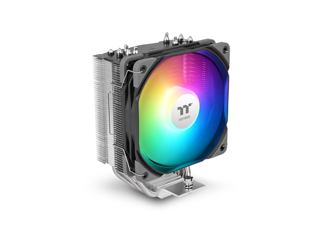 Thermaltake CL-P144-AL12SW-A UX500 ARGB CPU Cooler Intel AMD 260W TDP Compatible Single Tower Fan, Black