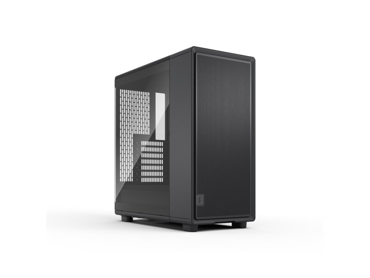 FD-C-EPO1A-02 Epoch Steel Tempered Glass Light Tint High Airflow PC Gaming ATX Mid Tower Cases, Black