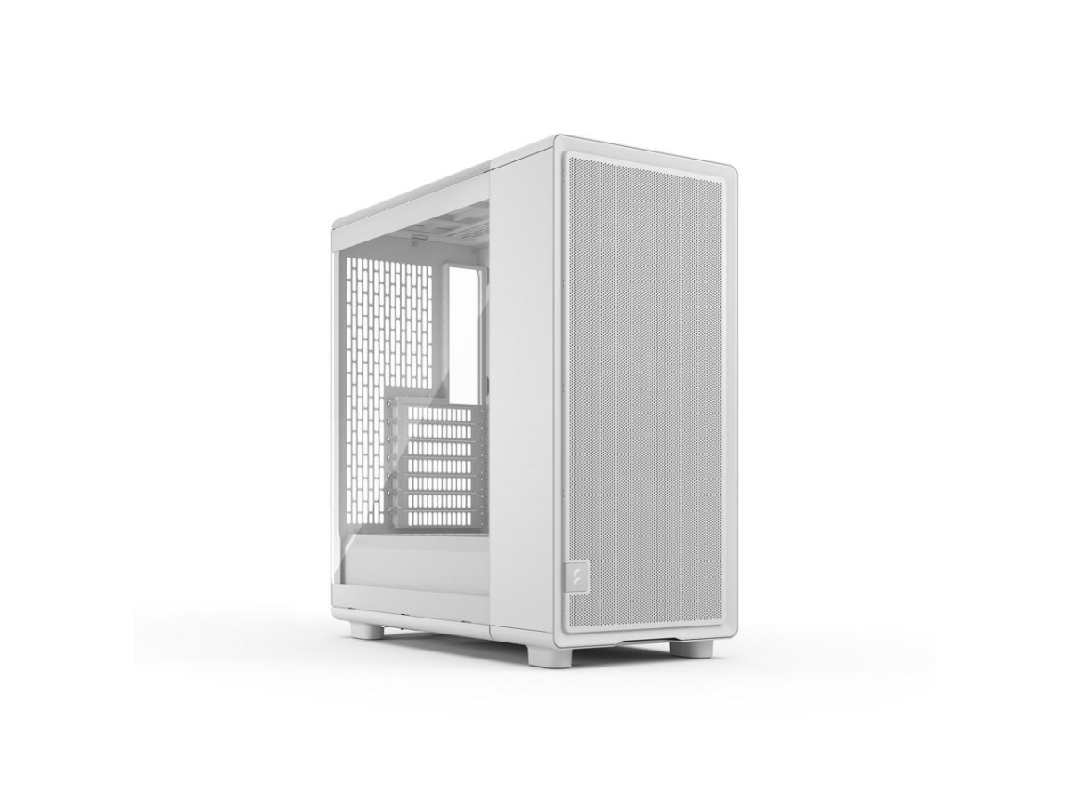 FD-C-EPO1A-03 Epoch Tempered Glass Clear Tint High Airflow PC Gaming Case - White