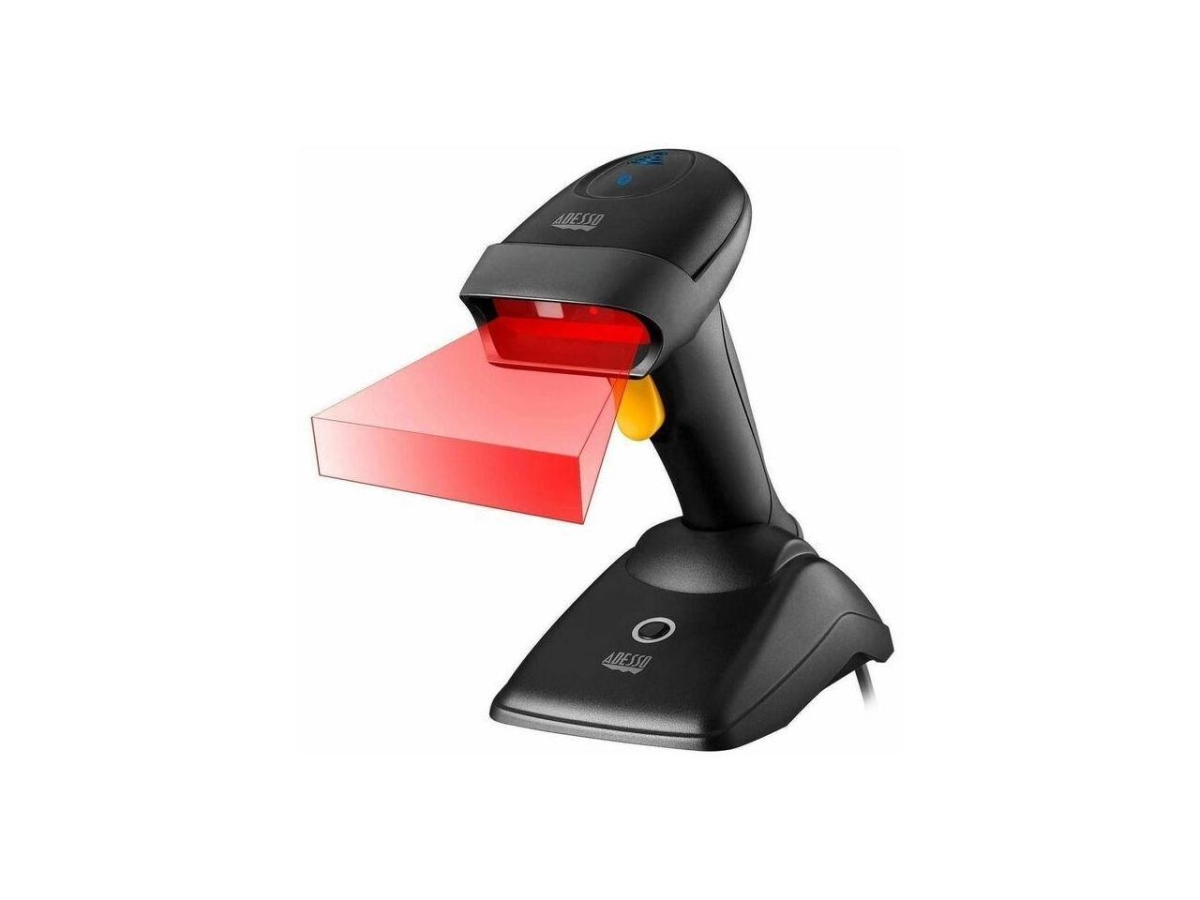 NuScan 2500 Nu-Scan 2500 Barcode Scanner - Cable & Wireless Connectivity - 12 in. Scan Distance - 1D, 2D