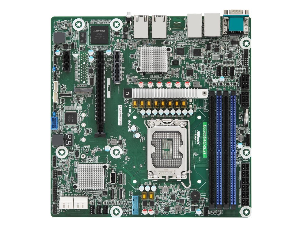 EC266D4U-2L2T Server Motherboard for E-2400 Series Micro-ATX Single Socket V1 LGA 1700 & Intel Xeon
