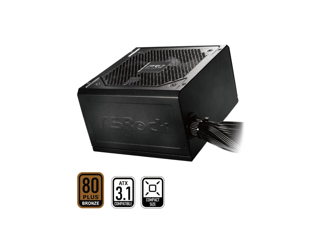 PRO-650B PRO Series 650W ATX 3.1 80 Plus Bronze Power Supply, Black
