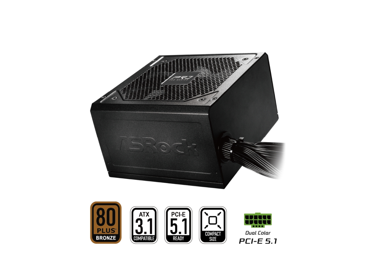 PRO-750B PRO Series 750W ATX 3.1 80 Plus Bronze Power Supply, Black