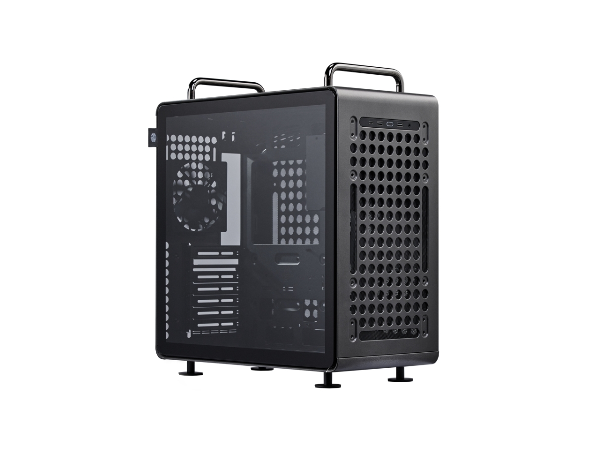 Q540-MGNN-S00 QUBE 540 High-Airflow ATX Mid-Tower Case, 415mm GPU Clearance Max - Stardust Iron
