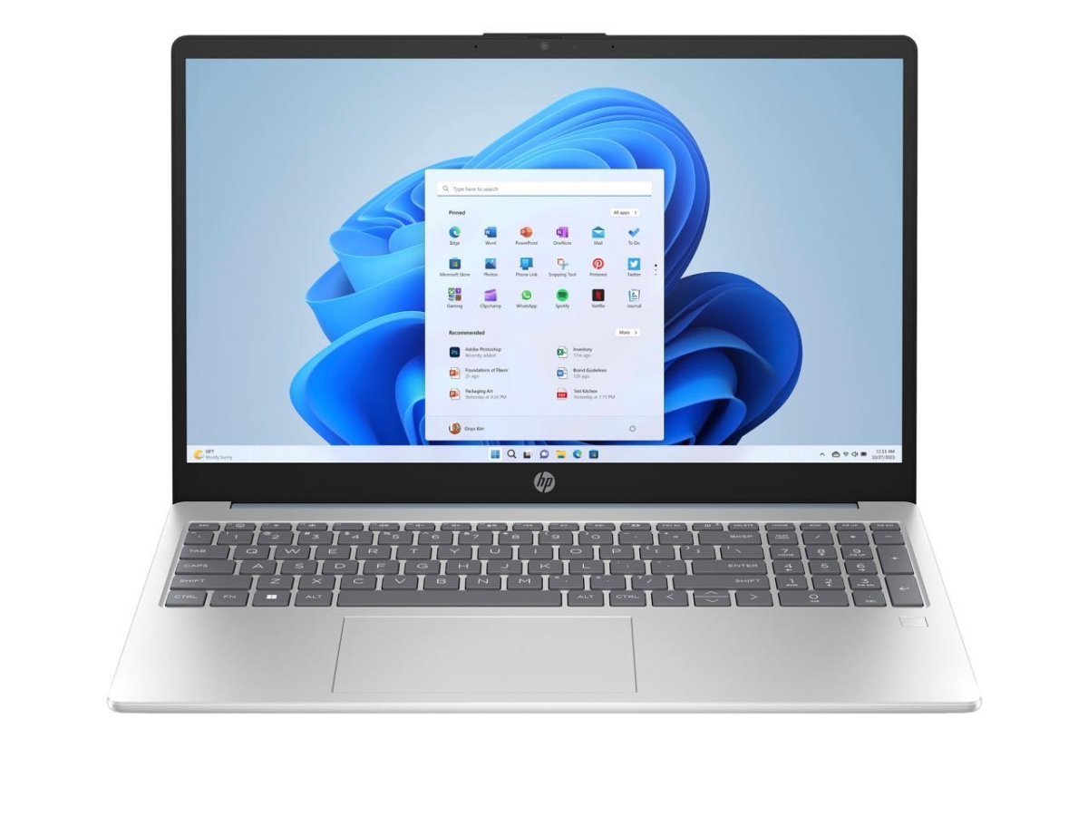 BK1J0UAR-ABA 15.6 in. Intel Processor N100 4GB Intel UHD Graphics 128GB UFS Windows 11 Home in S-Mode Touchscreen Laptop - - Moonlight Blue