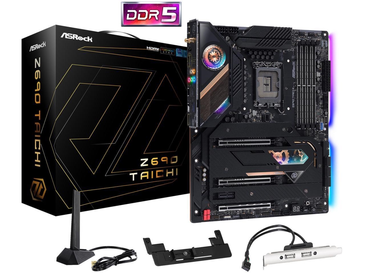 Picture of AS Rock Z690 Taichi SATA 6Gbs DDR5 ATX Intel Motherboard