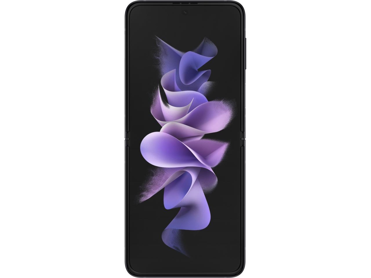 Picture of Samsung SM-F711UZKBXAA Galaxy Z Flip 3 5G 128GB US Unlocked Phantom&#44; Black