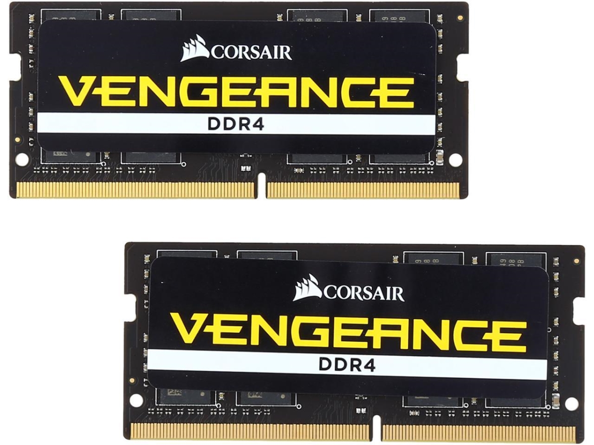 Picture of Corsair CMSX32GX4M2A2666C18 Vengeance 32GB 260-Pin DDR4 SO-DIMM DDR4 2666 Laptop Memory Model