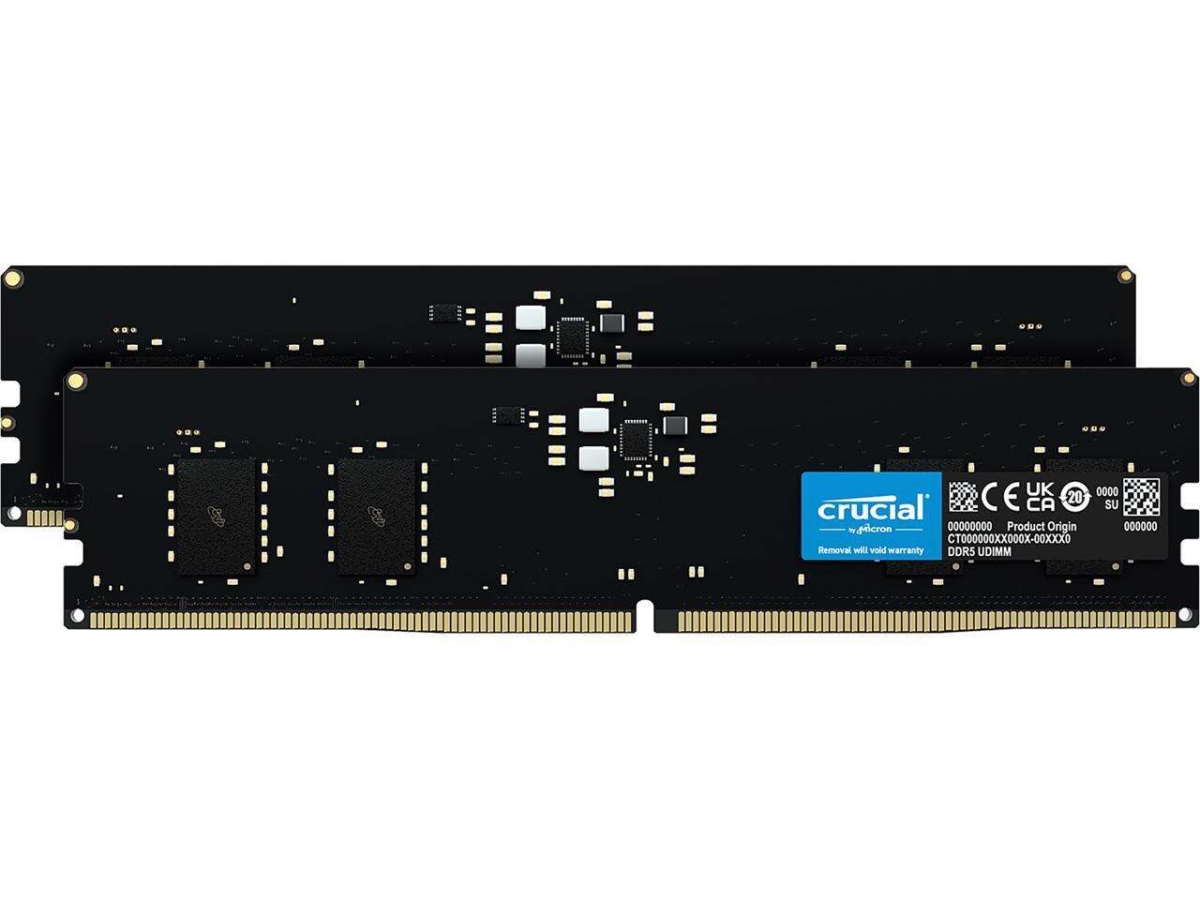 Picture of Crucial CT2K32G48C40U5 64GB 288-Pin DDR5 SDRAM DDR5 4800 Desktop Memory Model