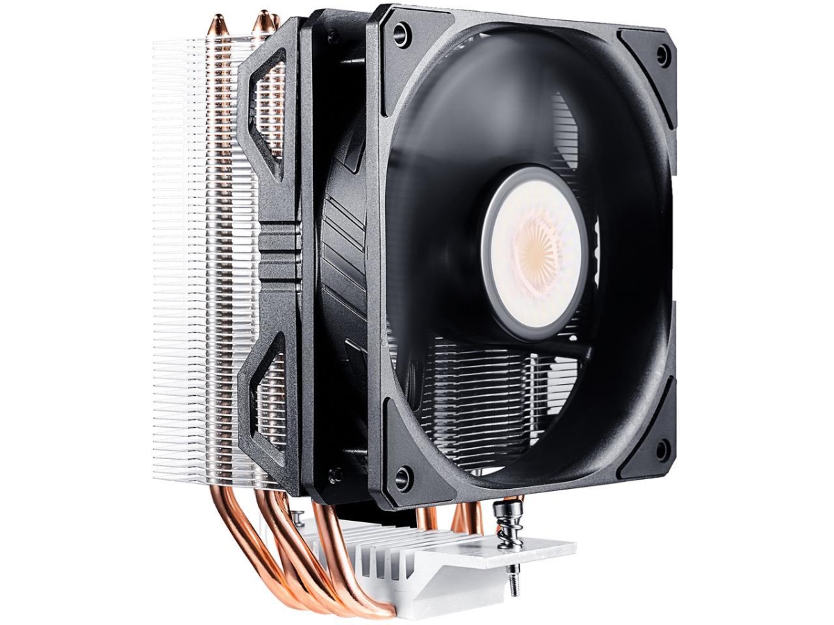 Picture of Cooler Master RR-2V2E-18PK-R2 Hyper 212 EVO V2 CPU Air Cooler with SickleFlow 120&#44; PWM Fan&#44; Direct Contact Technology & 4 Copper Heat Pipes for AMD Ryzen&#44; Intel LGA1700&#44; 1200 & 1151&#44; Black