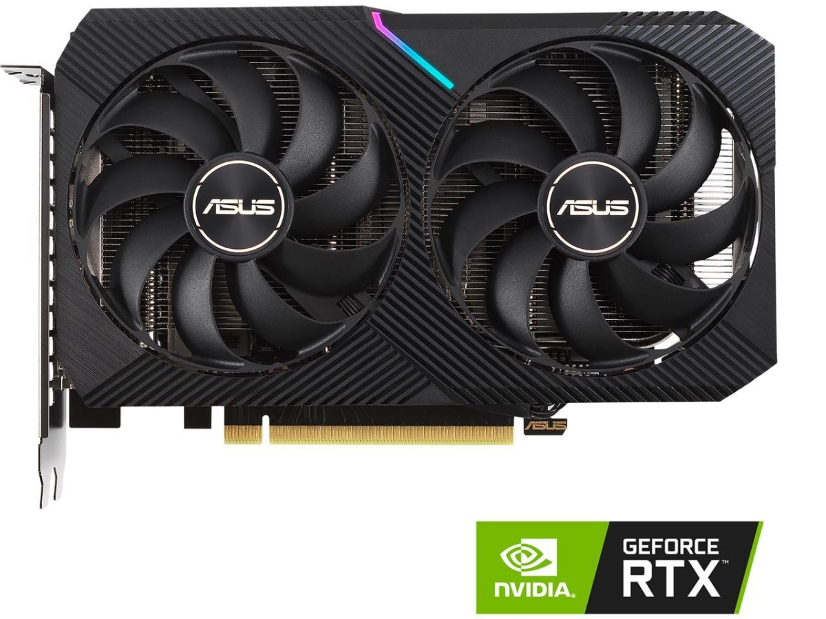 Picture of Asus DUAL-RTX3050-O8G Dual GeForce RTX 3050 8GB GDDR6 PCI Express 4.0 Video Card