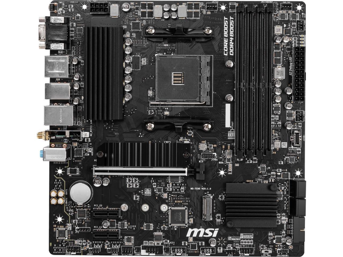 B550M PRO-VDH WIFI AM4 AMD B550 SATA 6Gbs Micro ATX AMD Motherboard -  MSI