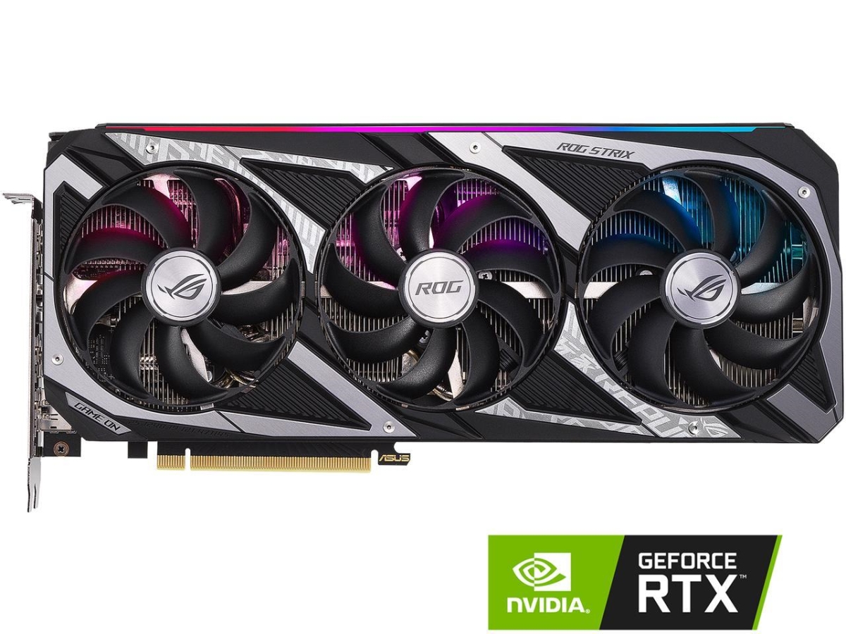 Picture of Asus ROG-STRIX-RTX3050-O8G-GAMING RTX 3050 8GB GDDR6 PCI Express 4.0 Video Card