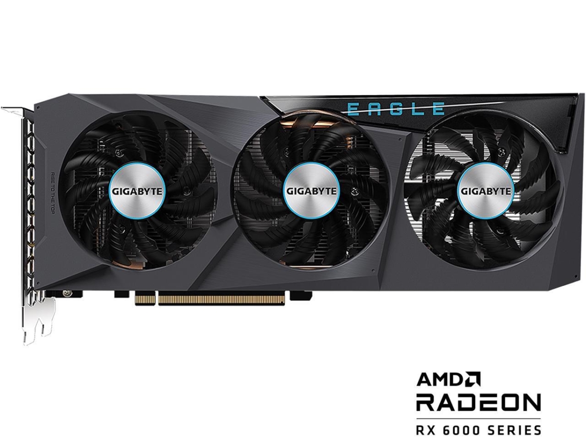 Picture of Gigabyte GV-R66EAGLE-8GD 8GB 128-bit GDDR6 Video Card