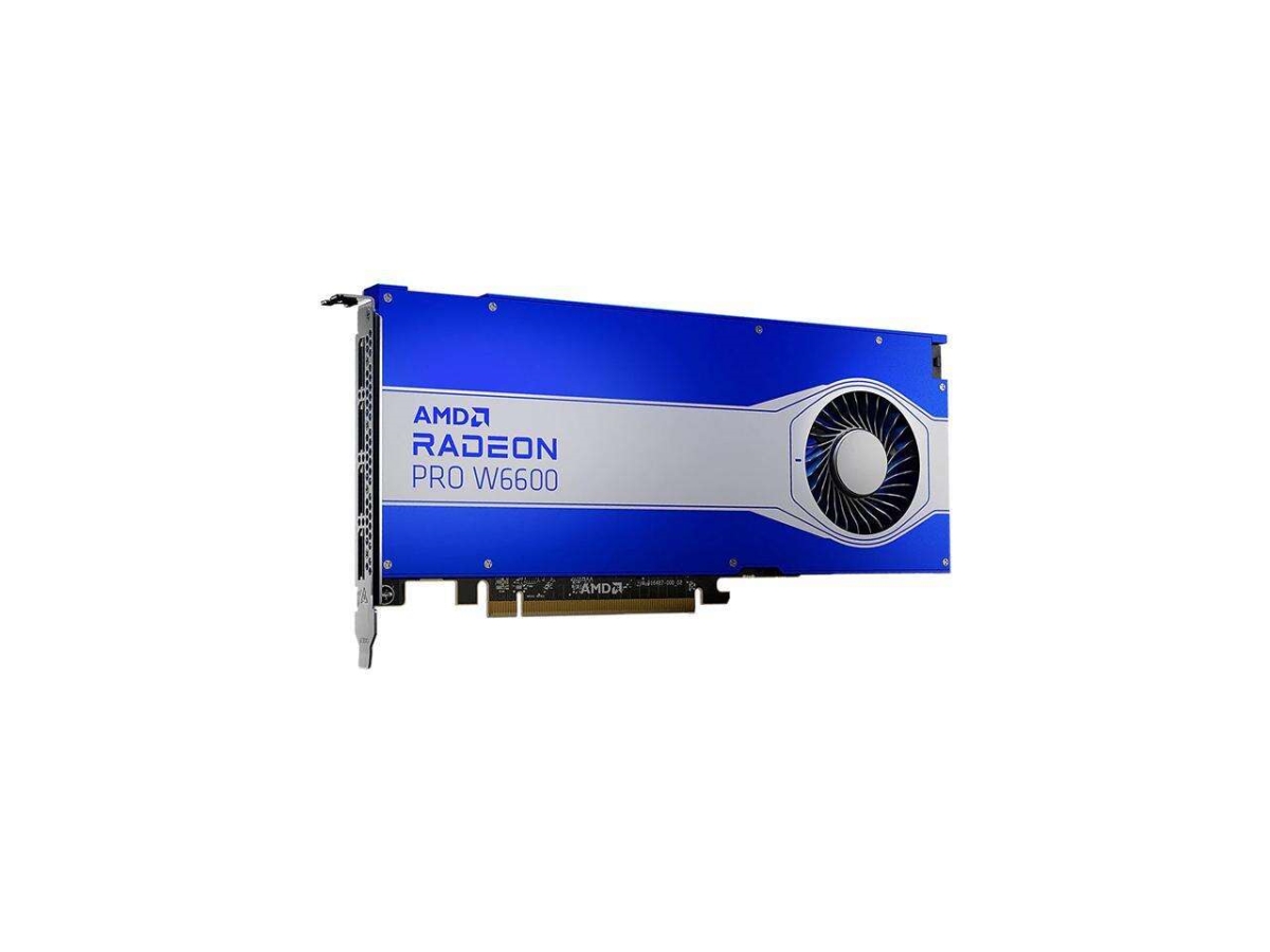 Picture of AMD 100-506208 Radeon Pro W6600 8GB 128-bit GDDR6 PCI Express 4.0 x16 Workstation Video Card