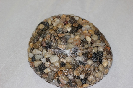 0.2-0.4 in. Small Polished Stone Bag, 45 lbs - Yellow
