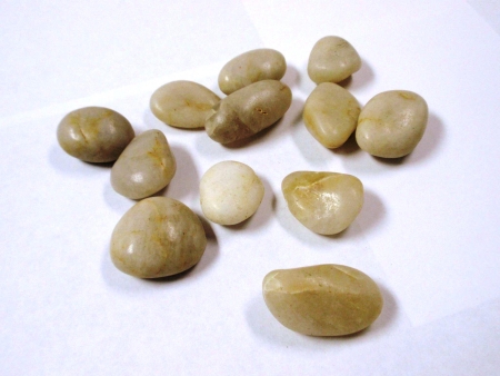 1.2-2 in. Extra Large Polished Stone Bag, 45 lbs - Yellow