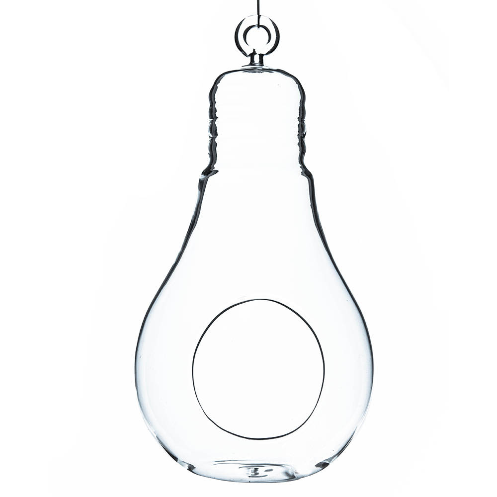 Picture of Athenas Garden HCH0608 8.25 x 4.25 in. Clear Bulb Hanging Glass Terrarium & Candle Holder
