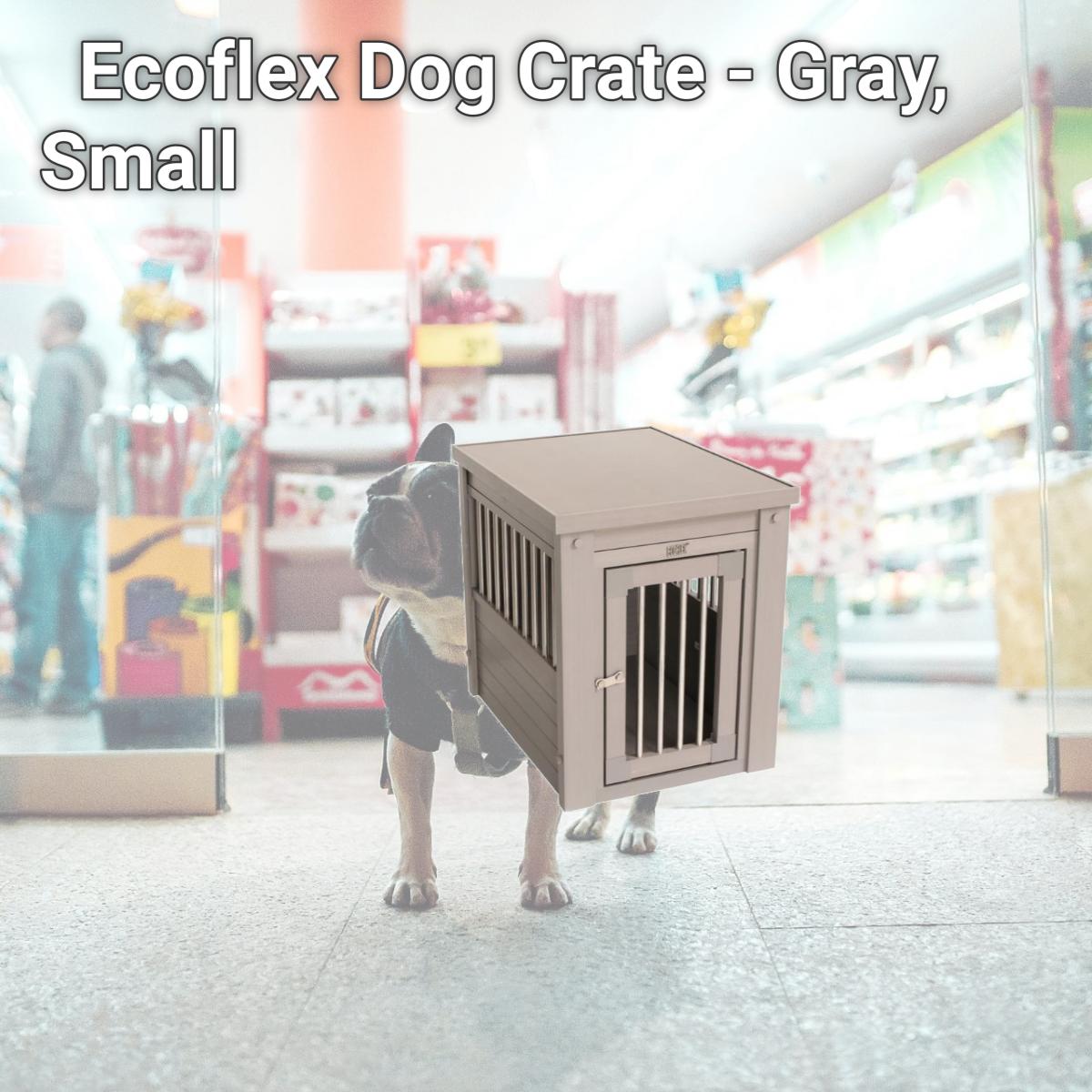 Picture of New Age Pet EHHC405S Ecoflex Dog Crate - Gray, Small