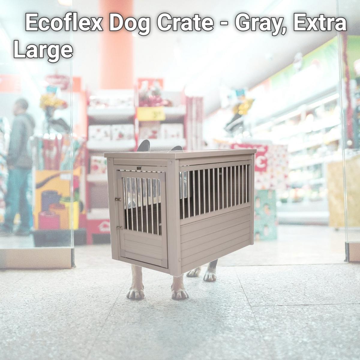 Picture of New Age Pet EHHC405XL Ecoflex Dog Crate - Gray, Extra Large