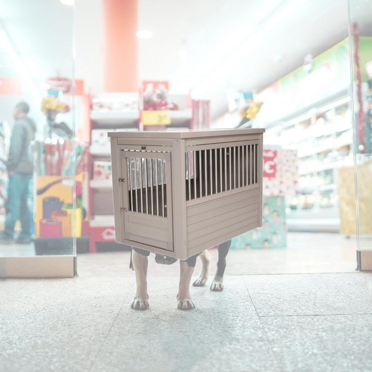 Picture of New Age Pet EHHC405XL Ecoflex Dog Crate - Gray, Extra Large