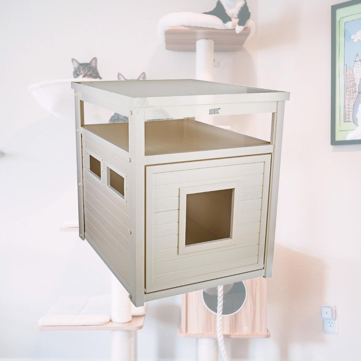 Picture of New Age EHLB802-05 Habitat N Home Jumbo Litter Loo Box
