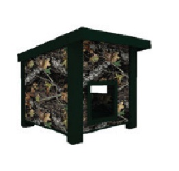 Picture of New Age Pet ECTH351 Mossy Oak Feral Cat Shelter