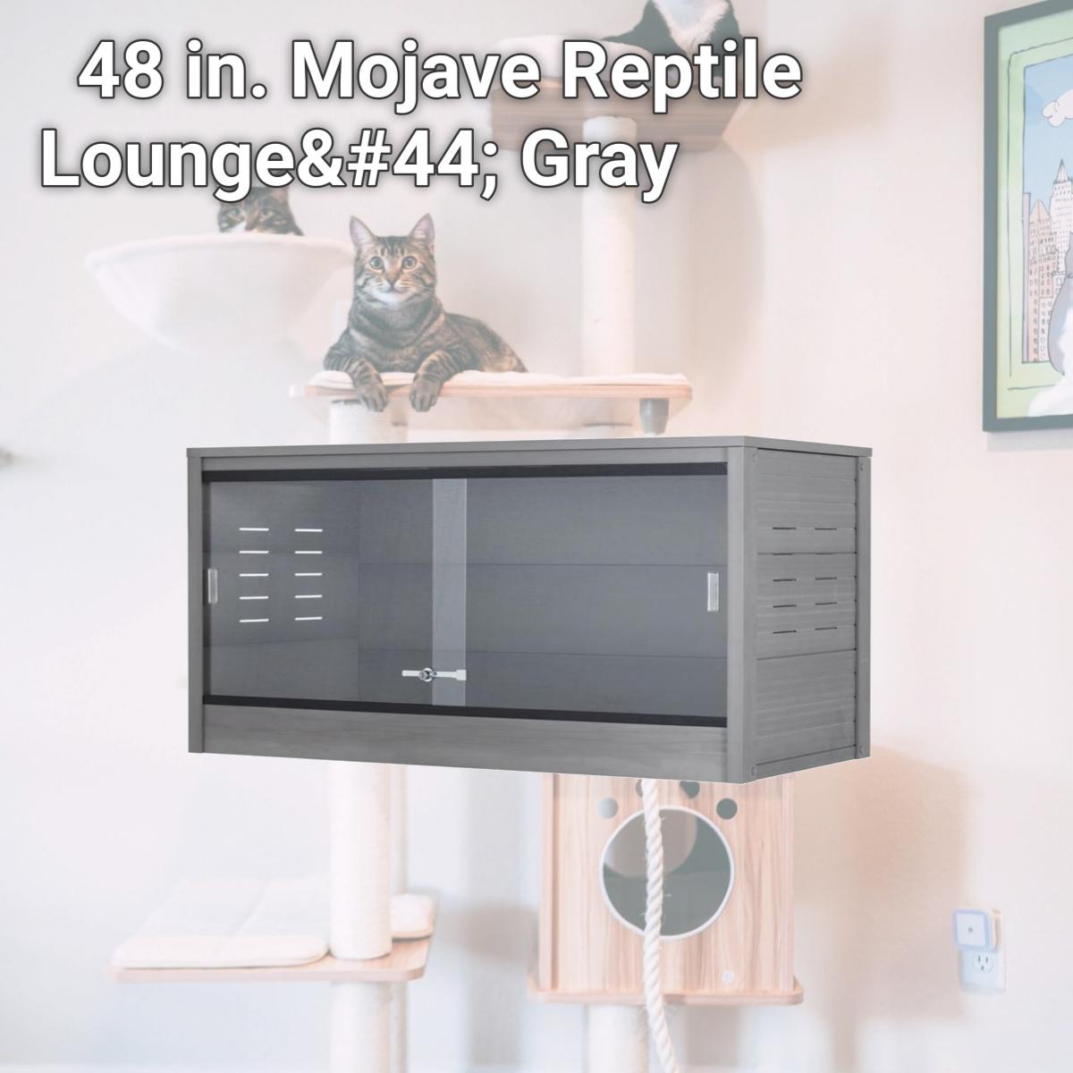Picture of New Age Pet EHRML17-05L 48 in. Mojave Reptile Lounge&#44; Gray
