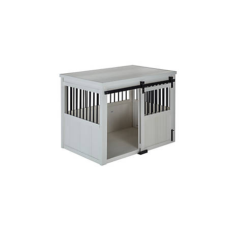 Picture of New Age Pet EHDBC15-04L Homestead Dog Crate, Antique White - Large