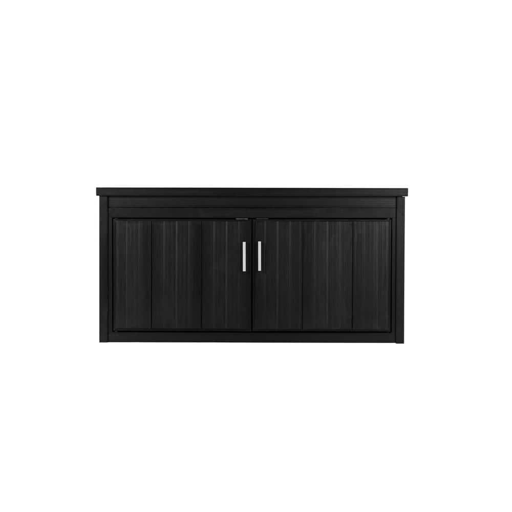 Picture of New Age Pet EHKLB12-02 LitterLoo Bench Litter Box Cover, Espresso