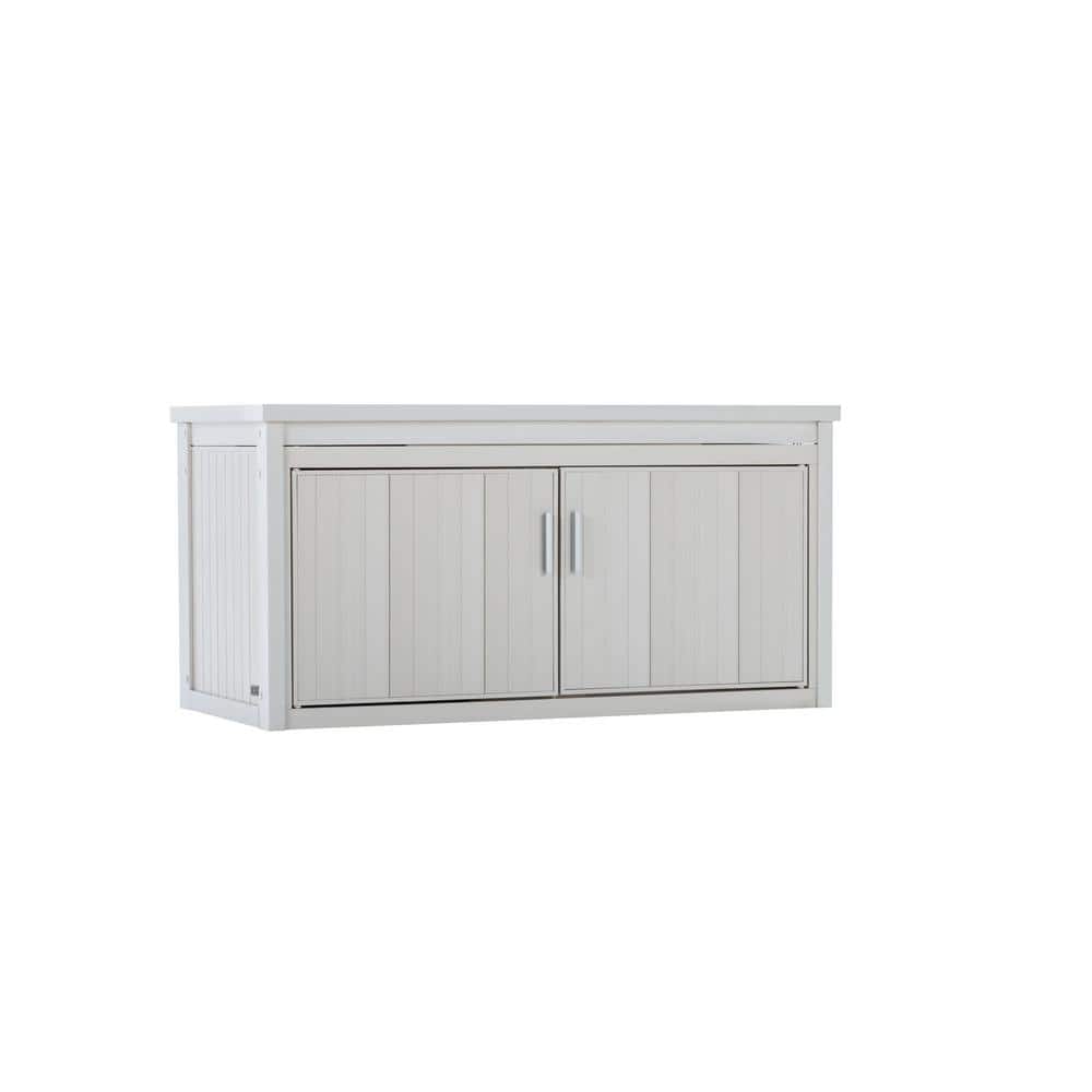Picture of New Age Pet EHKLB12-04 LitterLoo Bench Litter Box Cover, Antique White