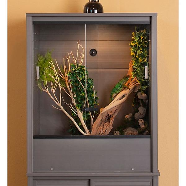 Picture of Age Pet EHRML25-05L Madagascar Vertical Reptile Lounge - Gray