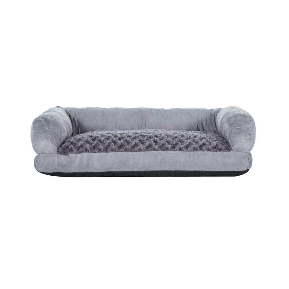 Picture of New Age Pet CSH305S Buddys Memory Foam Dog Bed Cushion, Grey - Small