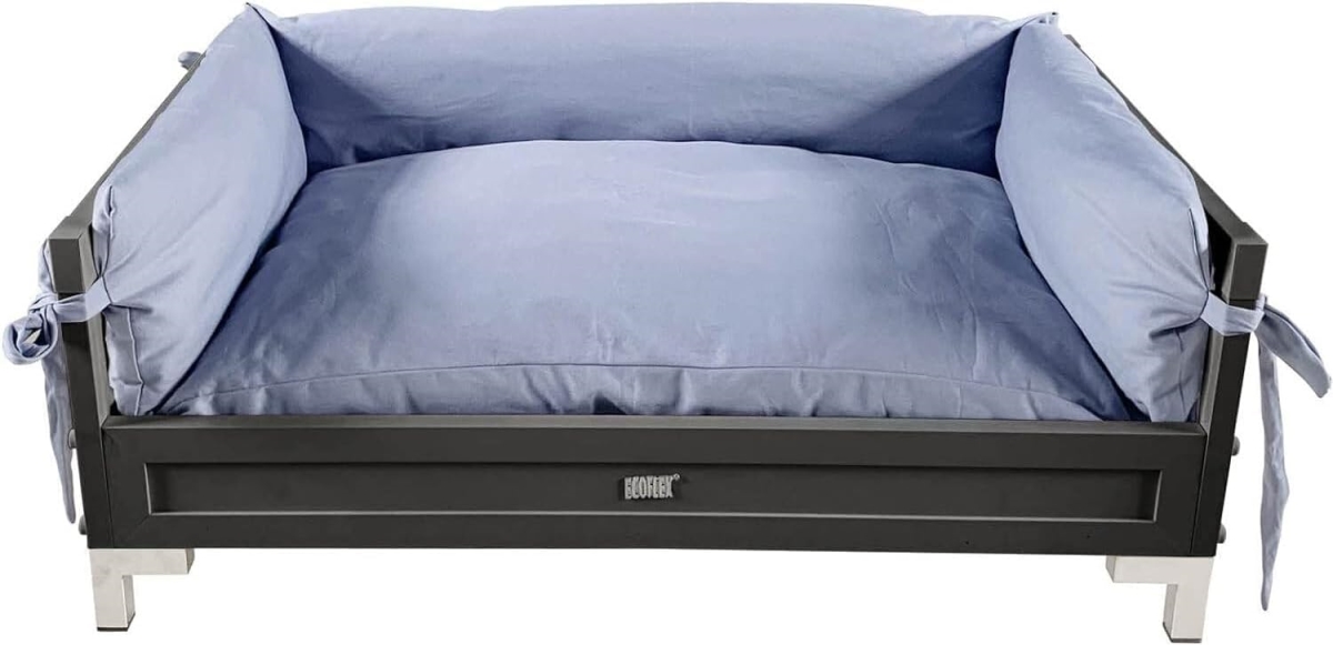 Picture of Age Pet EHHB402XL Manhattan Elevated Dog Bed with Cushion - Espresso - Extra Large