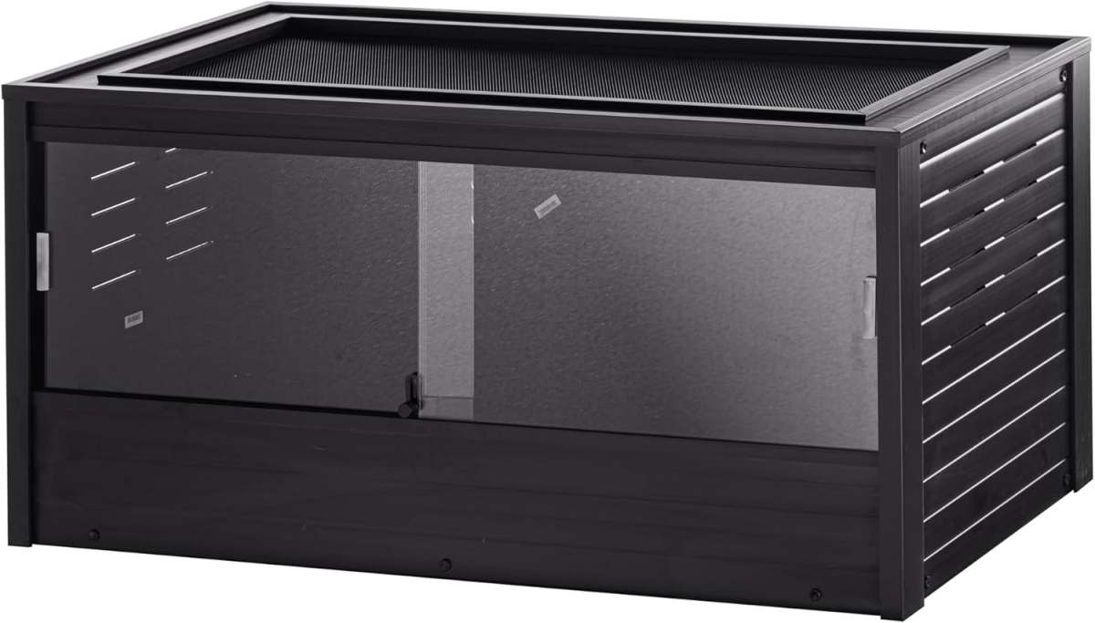 Picture of Age Pet EHRML17-02L 48 in. Mojave Reptile Lounge for Pets&#44; Black - Large