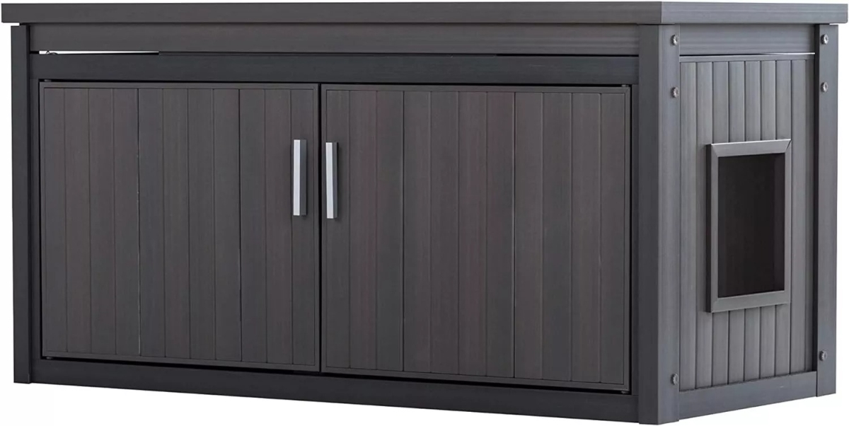 Picture of Age Pet EHKLB12-05 Litterloo Bench&#44; Gray