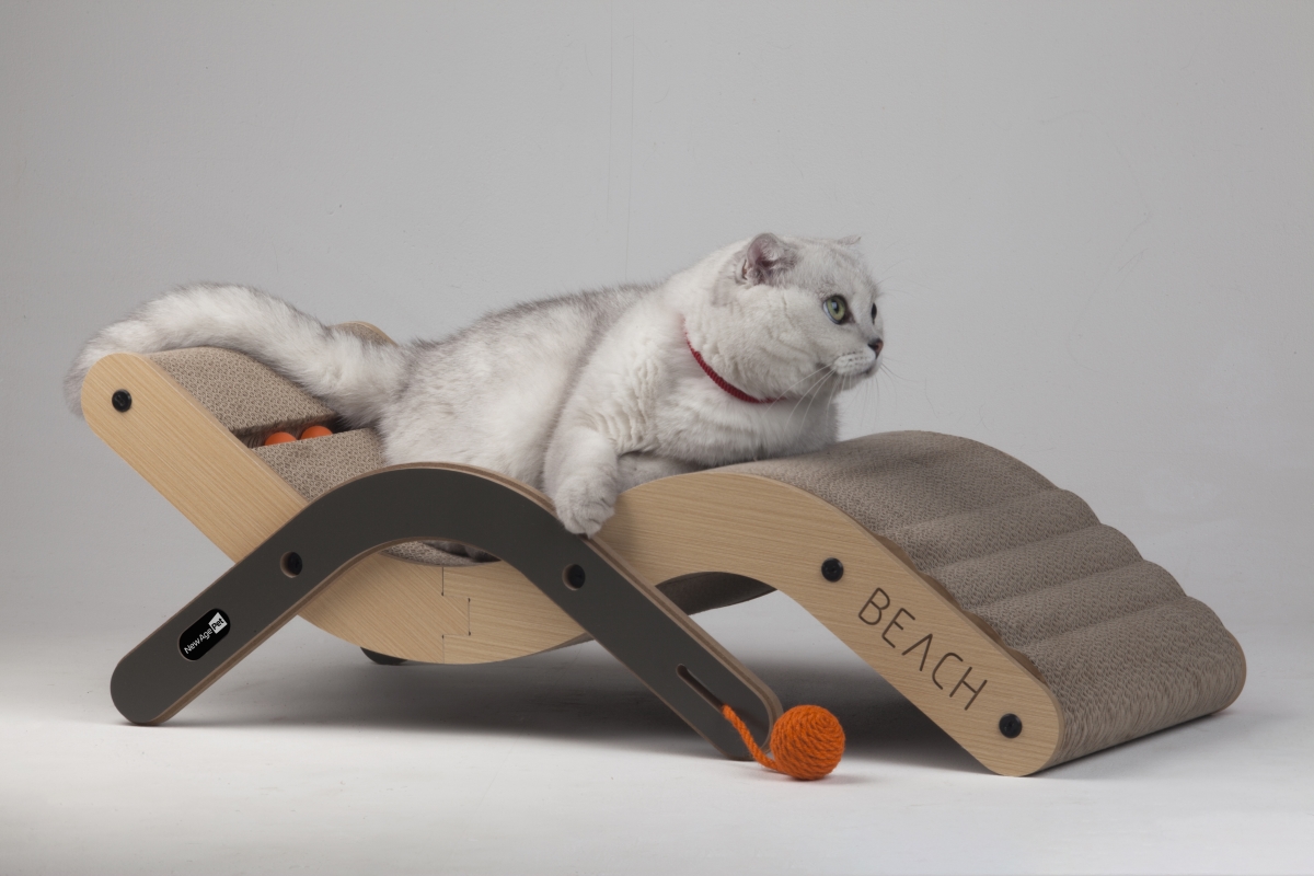 Age Pet MDKBL05-05L Purr & Play Kitty Lounge Scratcher - Large