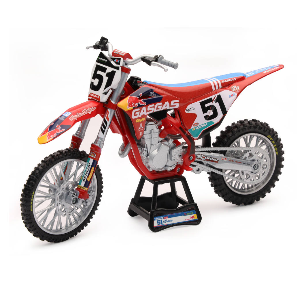 Picture of New-Ray Toys 58303 1-12 TLD Red Bull Gas Gas MC 450F Justin Barcia Bike