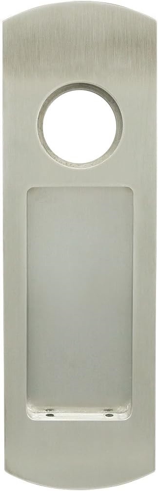 FH2903-15  FH2903-15 PD Series Pocket Arc Flush Pull Entry with Cylinder hole, Satin Nickel