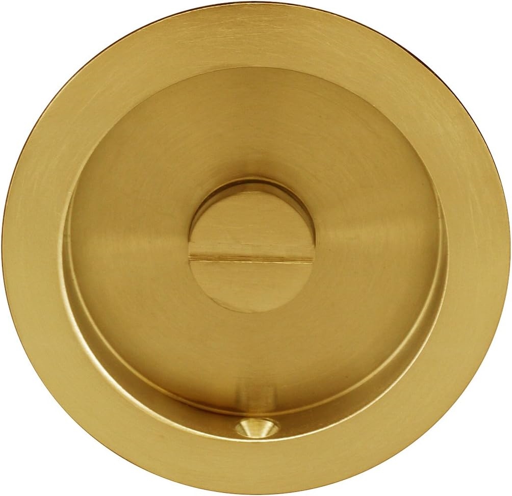 FH2204-38  FH2204-38 PD Series Pocket Door Pull, Aged Brass