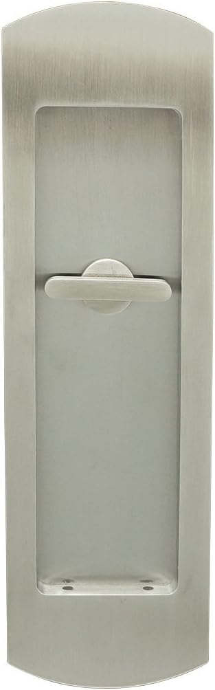 FH2982-15  FH2982-15 PD Series Pocket Arc Flush Pull Privacy with Tt08 Thumb Turn, Satin Nickel