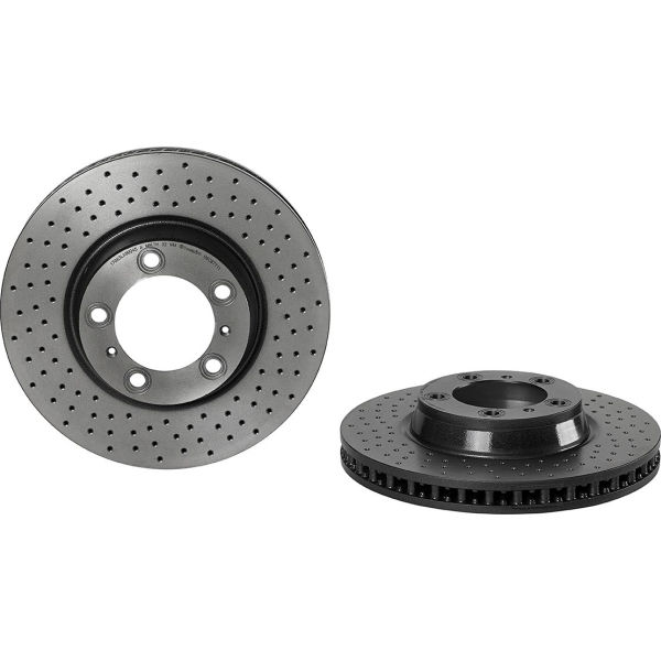 B2693416 09.C877.11 Premium UV Coated Front Brake Rotor for 2001-2012 Porsche 911