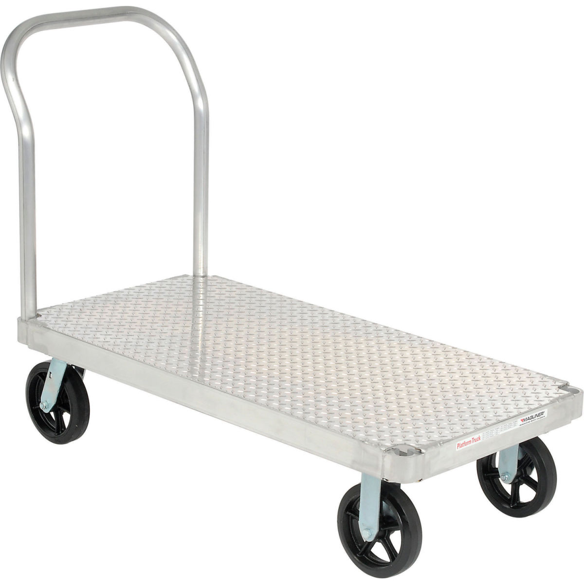 2400 lbs Magliner Aluminum Platform Truck with Diamond Deck - 48 x 30 in.