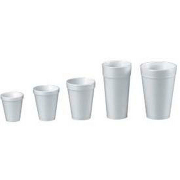 32 oz White Dart DCC32TJ32 Foam Cups, Hot & Cold Beverages - 500 per Case